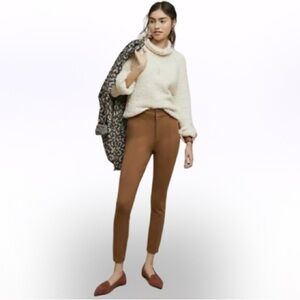 ANTHROPOLOGY Essential slim pants with zipper detail on legs Size 2